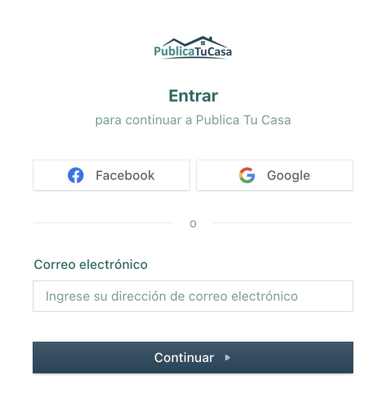 Ingresa a tu cuenta o crea una nueva